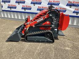 New Unused EGN Model EG360 Tracked Skid Loader, Aux. Hydraulics, 23 Hp Gas Engine, 40" Bucket