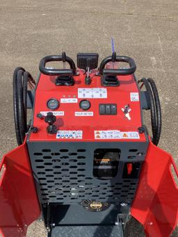 New Unused EGN Model EG360 Tracked Skid Loader, Aux. Hydraulics, 23 Hp Gas Engine, 40" Bucket