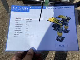 New Unused Fland Model FL80 Jumping Jack Tamper, 4 Hp Gas Engine