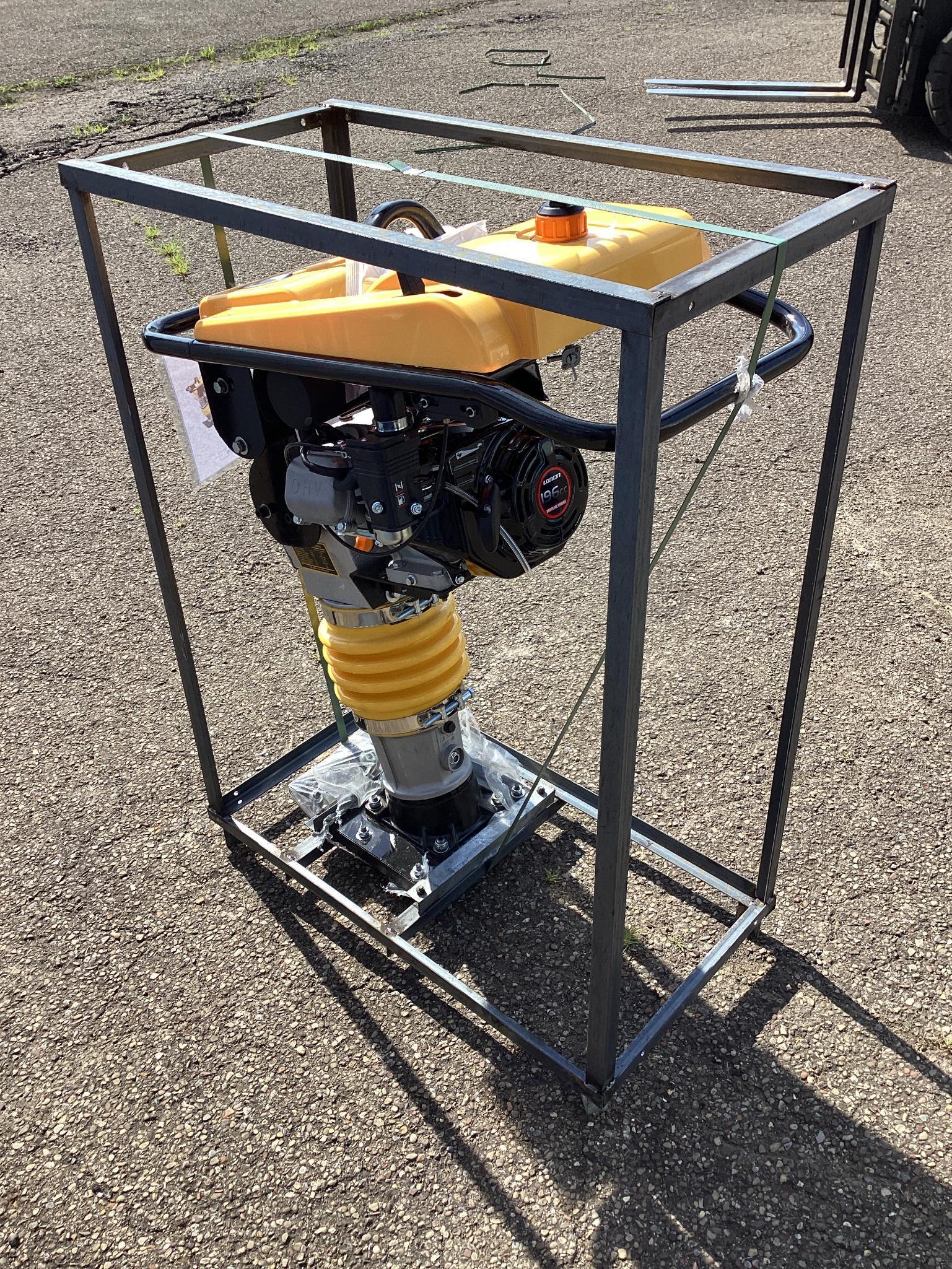 New Unused Fland Model FL80 Jumping Jack Tamper, 4 Hp Gas Engine