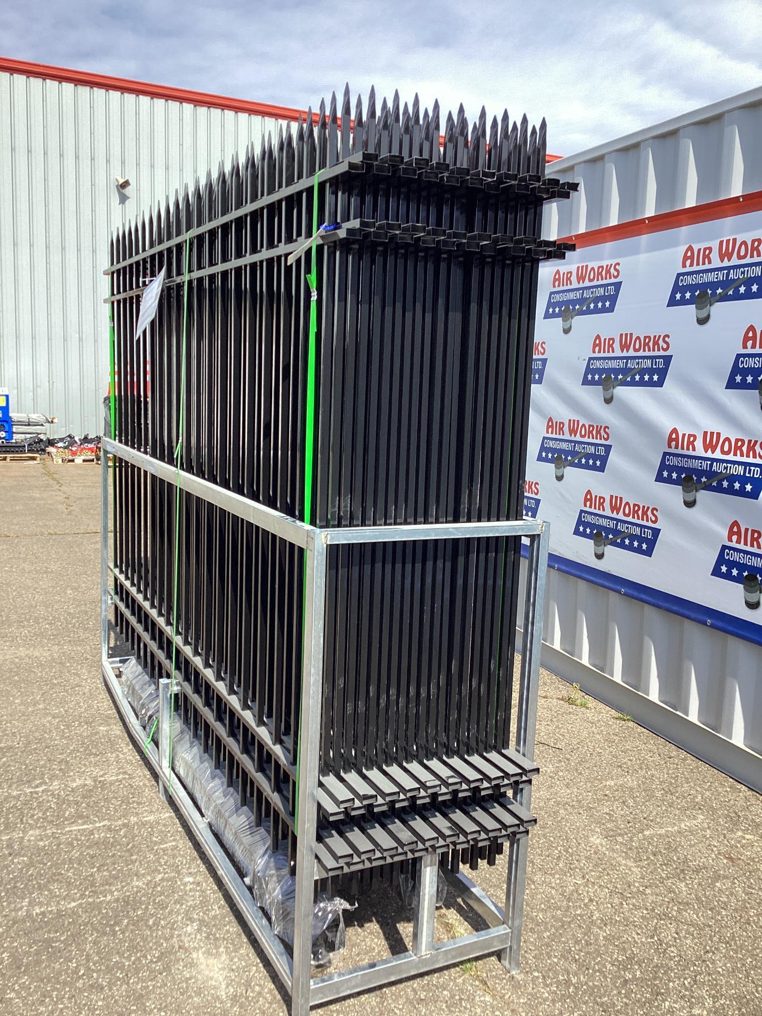 200 Ft. New Unused Fens Model FEN20 Galvanized Steel Fence