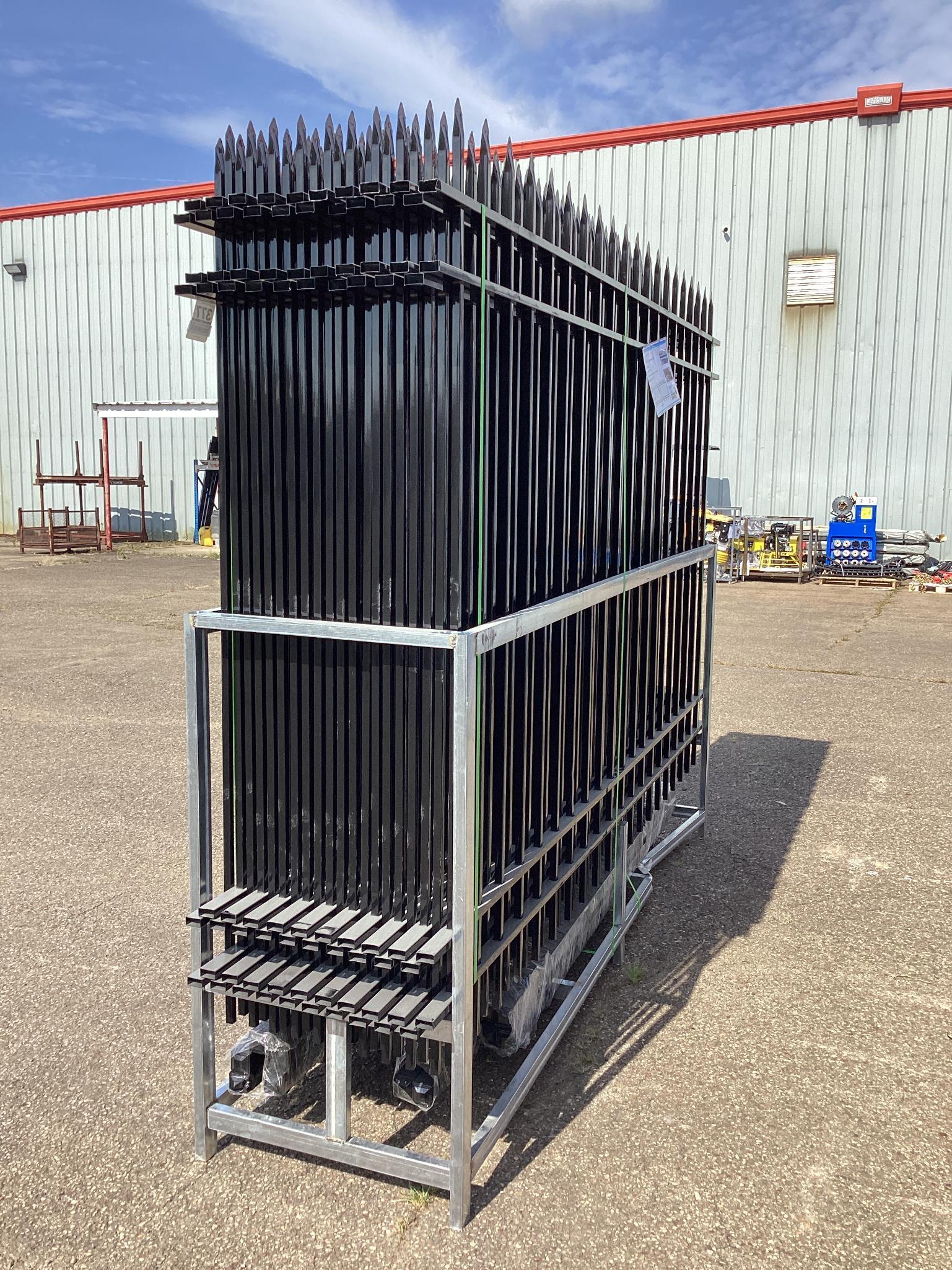 200 Ft. New Unused Fens Model FEN20 Galvanized Steel Fence