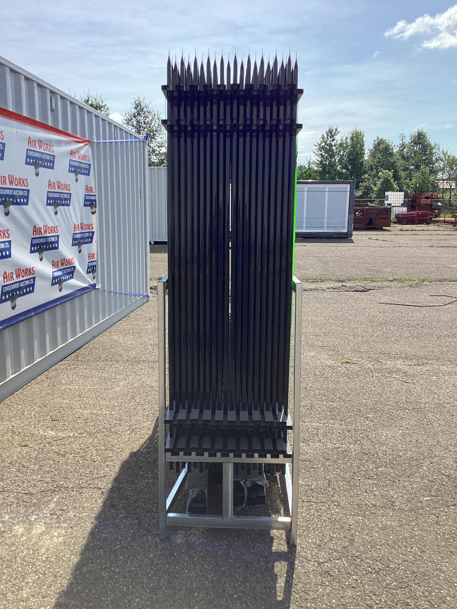 200 Ft. New Unused Fens Model FEN20 Galvanized Steel Fence