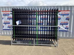 200 Ft. New Unused Fens Model FEN20 Galvanized Steel Fence