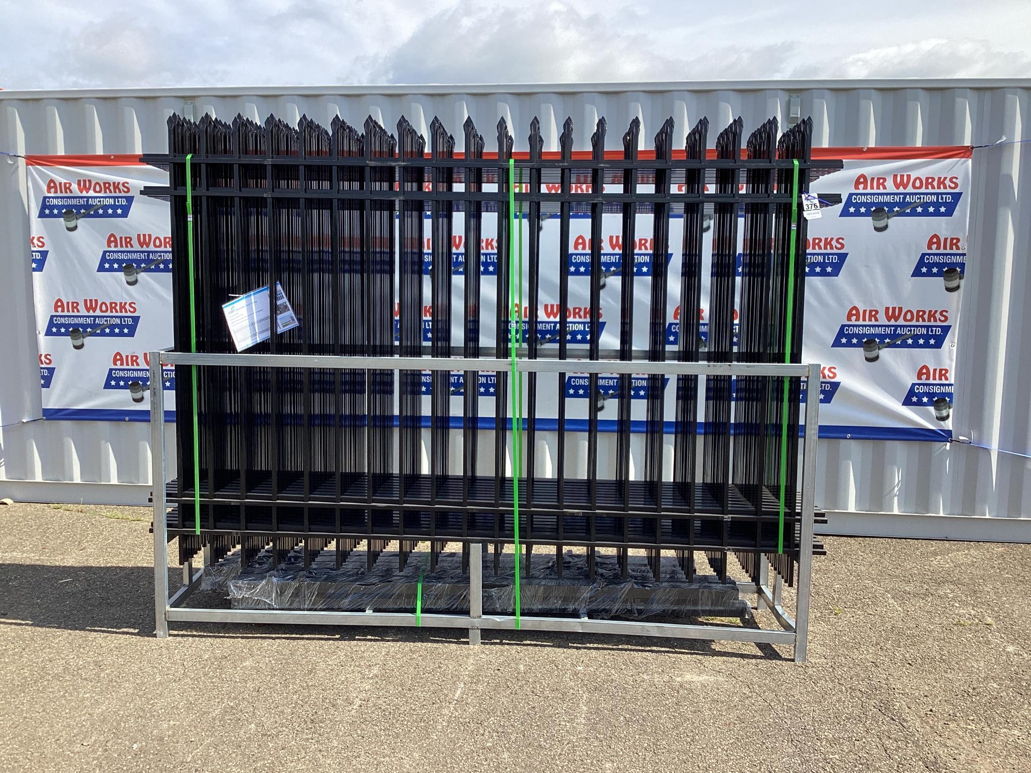 200 Ft. New Unused Fens Model FEN20 Galvanized Steel Fence