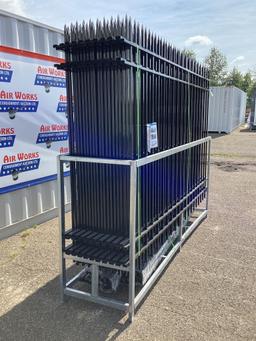 200 Ft. New Unused Fens Model FEN20 Galvanized Steel Fence