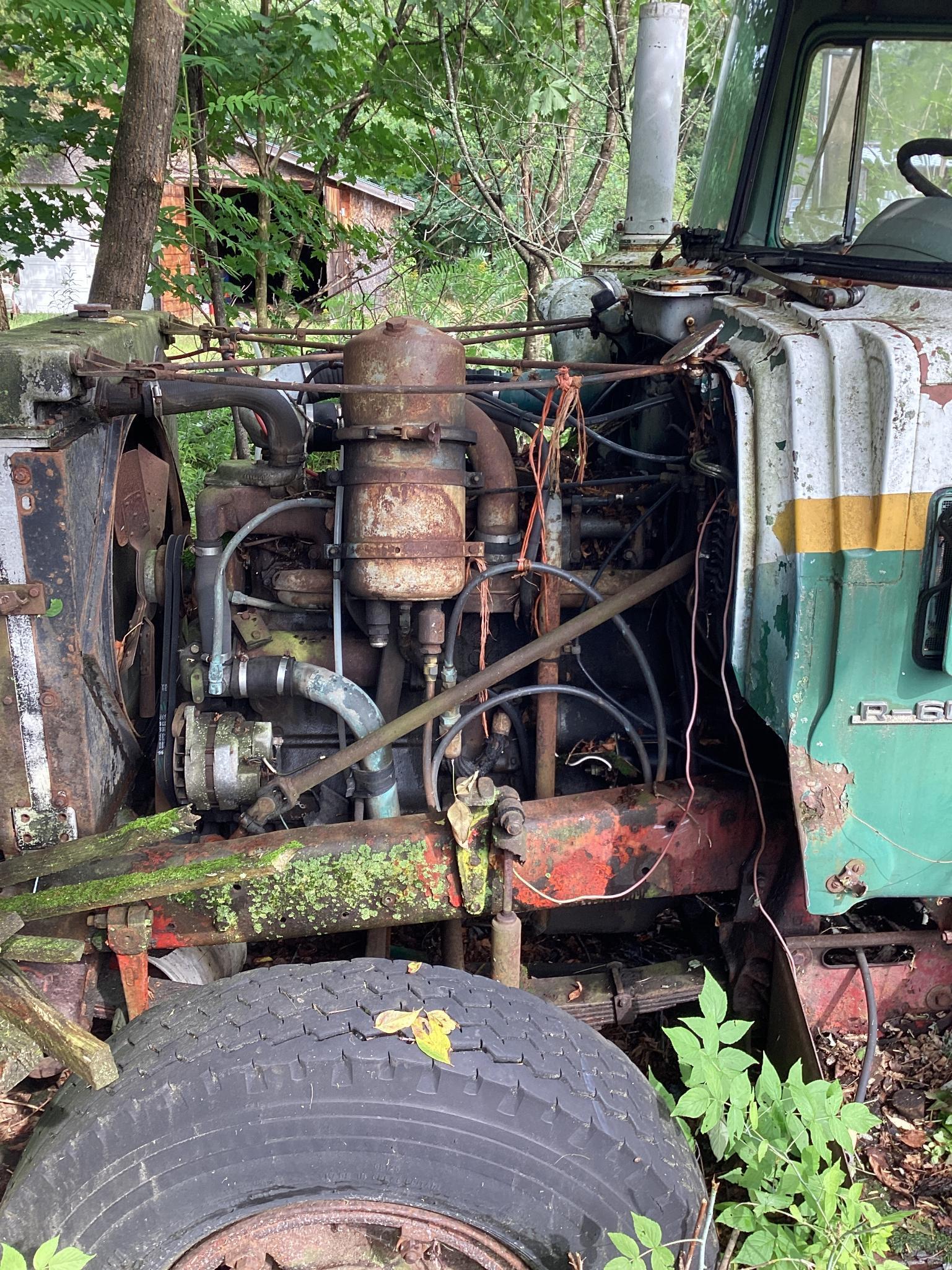 Normet Model CH231 Chipper Mounted on A Mack R-600 Truck