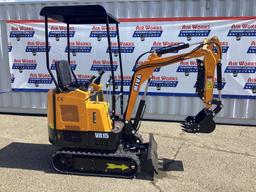 New Unused MIVA Model VA15 Mini Excavator, 16" Digging Bucket, Aux. Hydraulics, Dozer Blade,