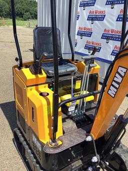 New Unused MIVA Model VA15 Mini Excavator, 16" Digging Bucket, Aux. Hydraulics, Dozer Blade,