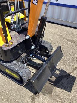 New Unused MIVA Model VA15 Mini Excavator, 16" Digging Bucket, Aux. Hydraulics, Dozer Blade,