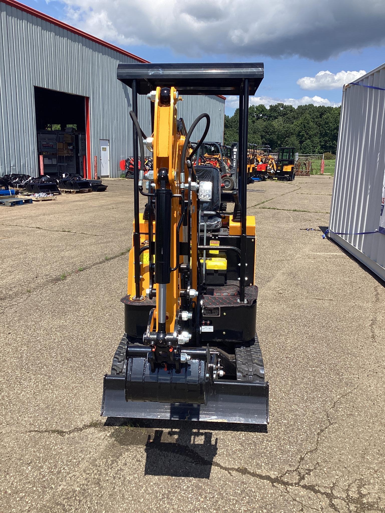 New Unused MIVA Model VA15 Mini Excavator, 16" Digging Bucket, Aux. Hydraulics, Dozer Blade,