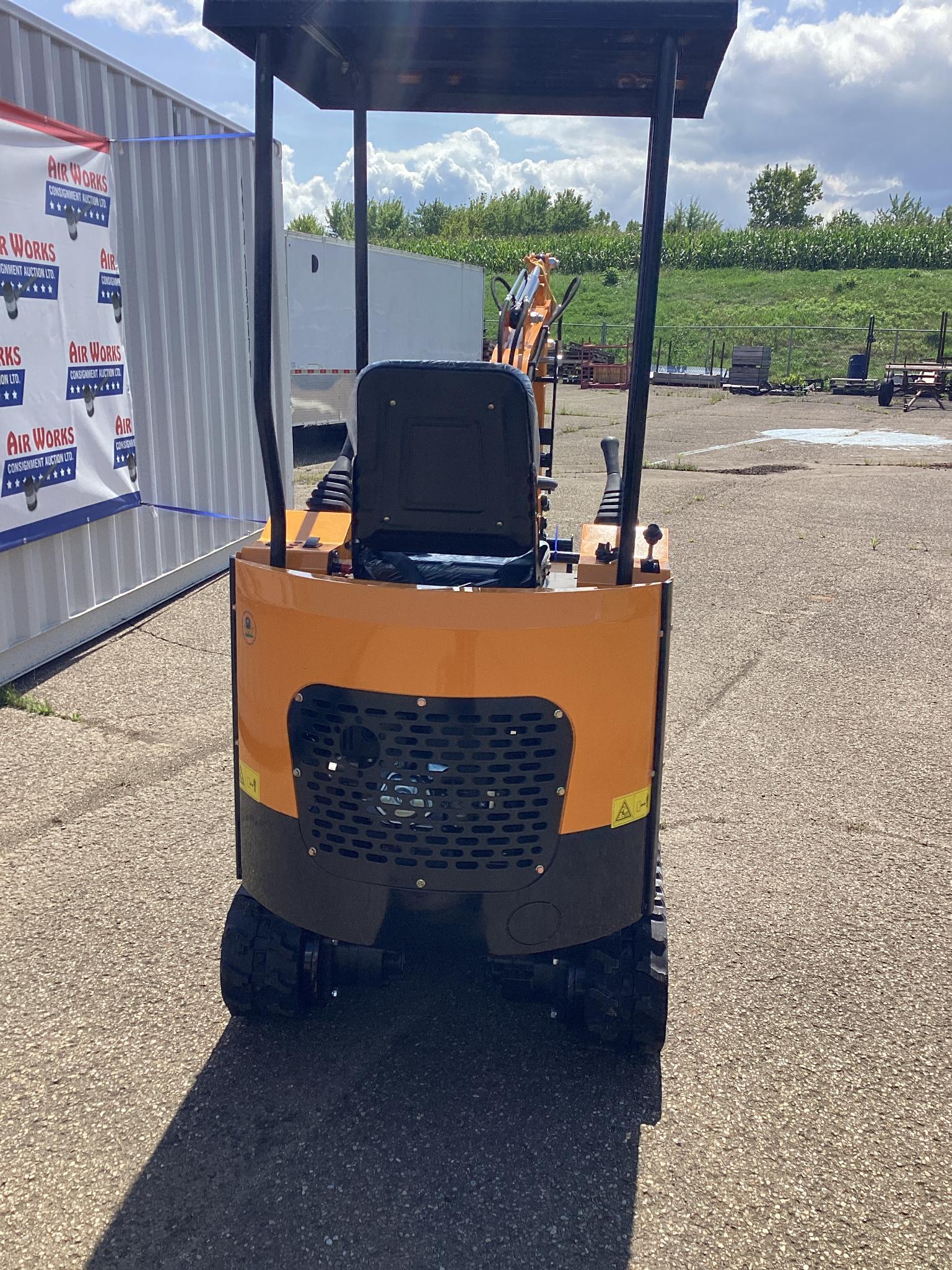 New Unused MIVA Model VA15 Mini Excavator, 16" Digging Bucket, Aux. Hydraulics, Dozer Blade,