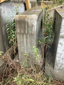 Precast Concrete End Cap 30" Hole, 84" Wide X 48" High