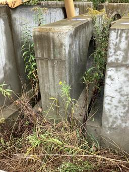 Precast Concrete End Cap 30" Hole, 84" Wide X 48" High