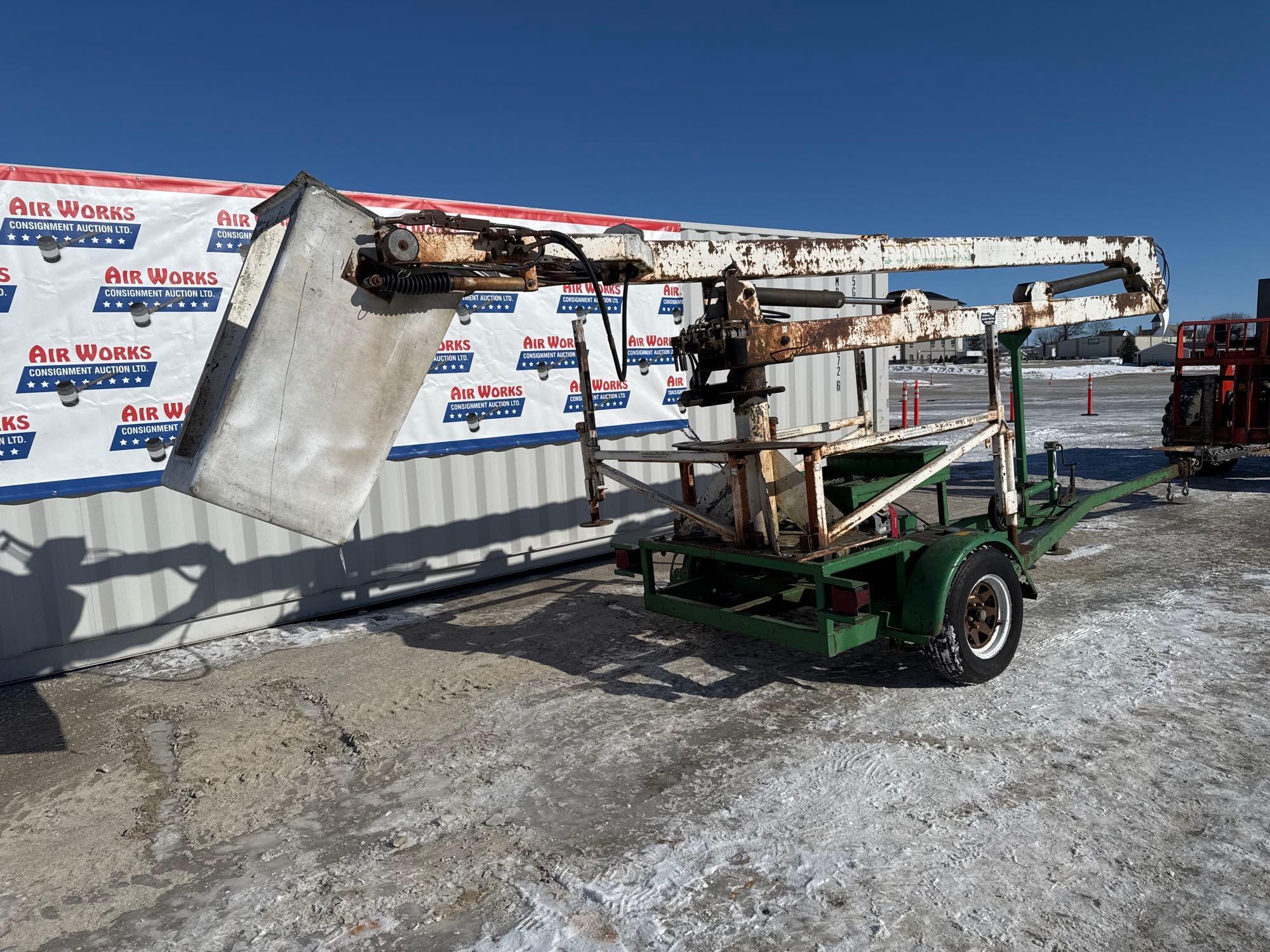 Promark Manlift w/Honda 20hp Motor -working machine - owner is upgrading