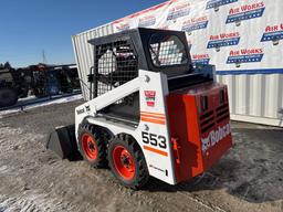(Inv.51088) Bobcat 553 Rubber Tire Skid Loader, 3000 Hours, Diesel Engine, Runs and Operates