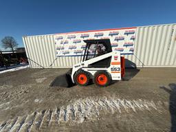 (Inv.51088) Bobcat 553 Rubber Tire Skid Loader, 3000 Hours, Diesel Engine, Runs and Operates