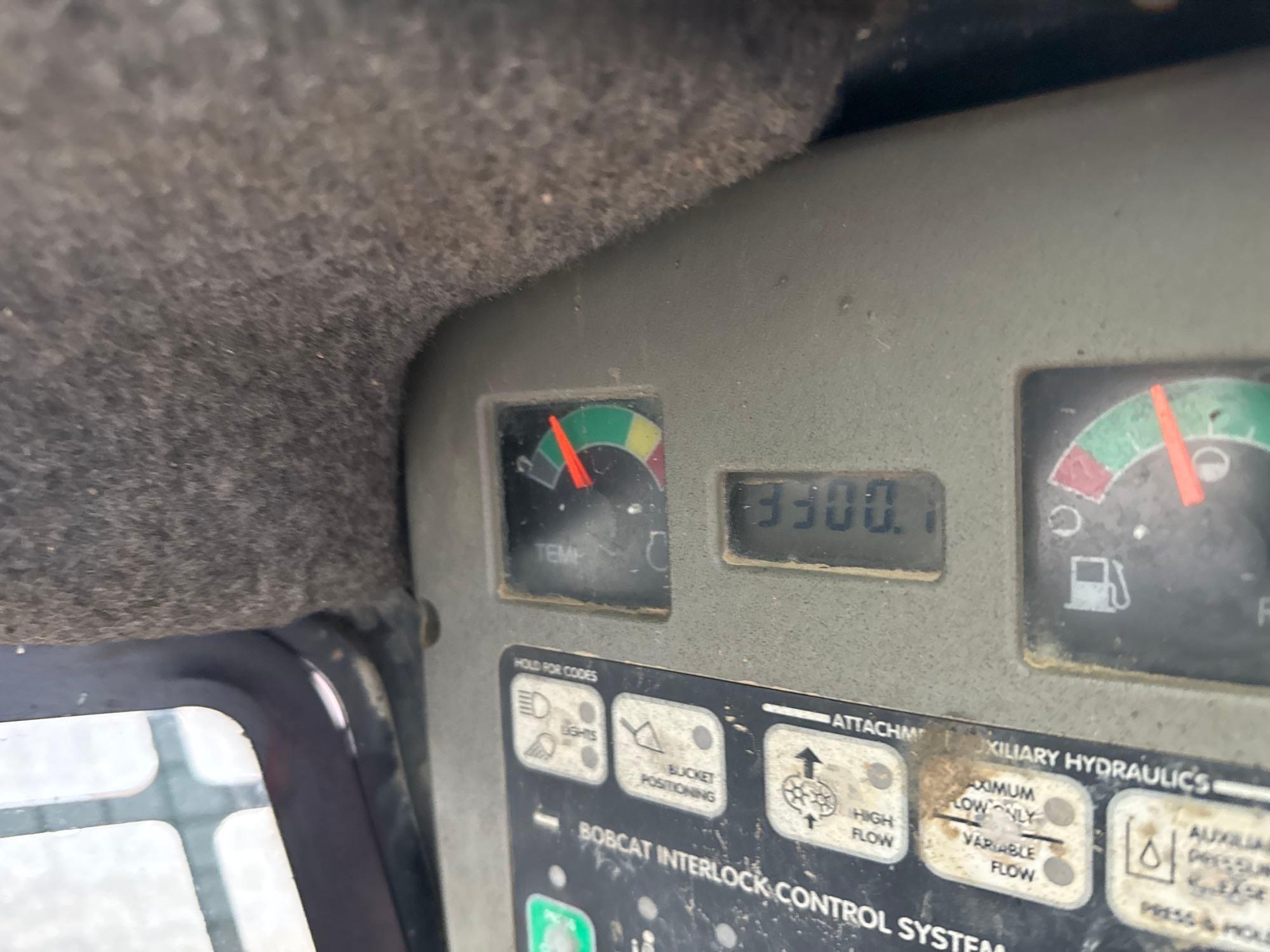 Bobcat 873 Skid Steer 3299hrs SN#514147171 Runs/Works Good! Heat/AC