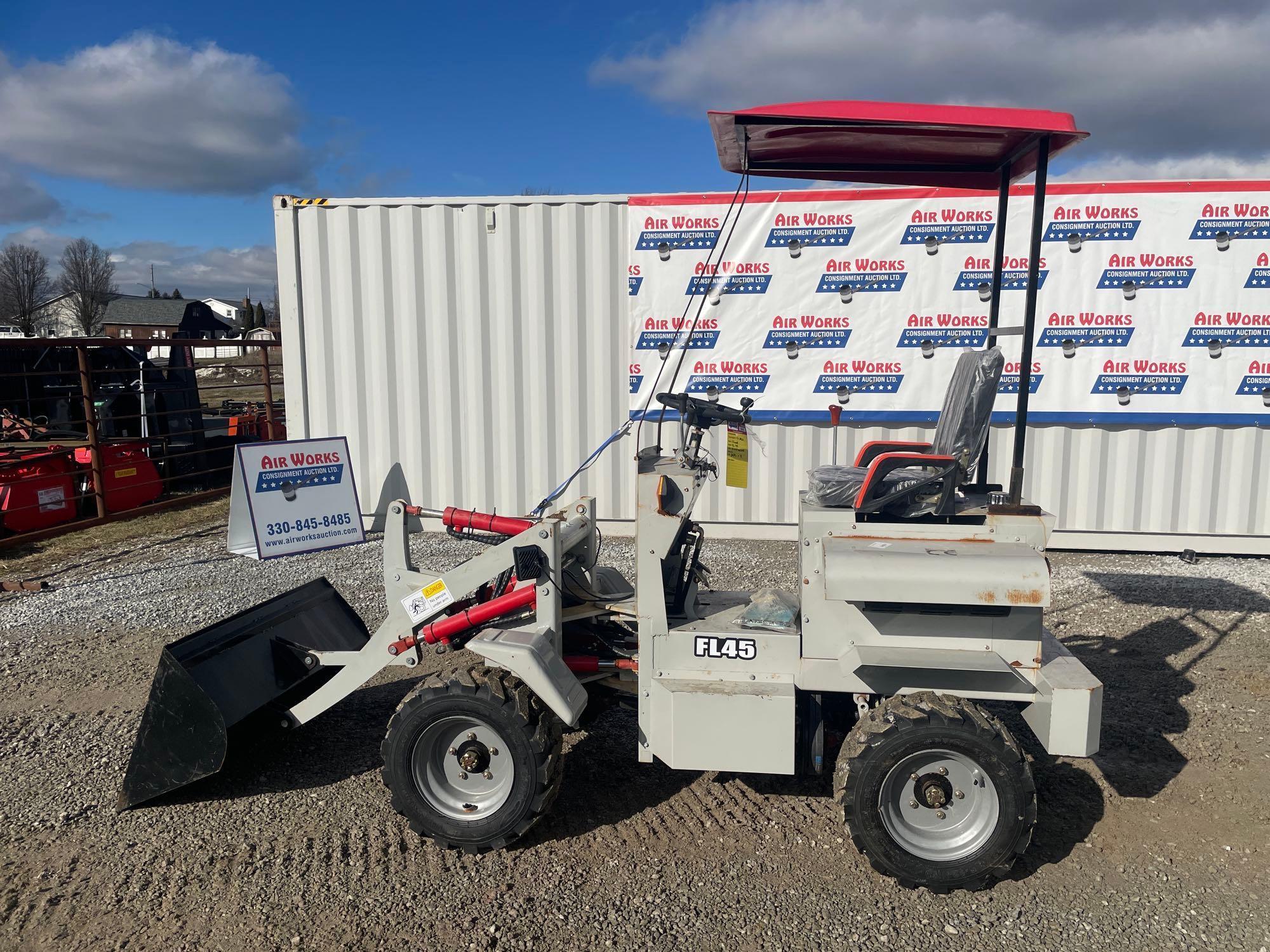 2024 Fland FL45 Miniu Loader 13hp Wheel Loader SN# FL452408303