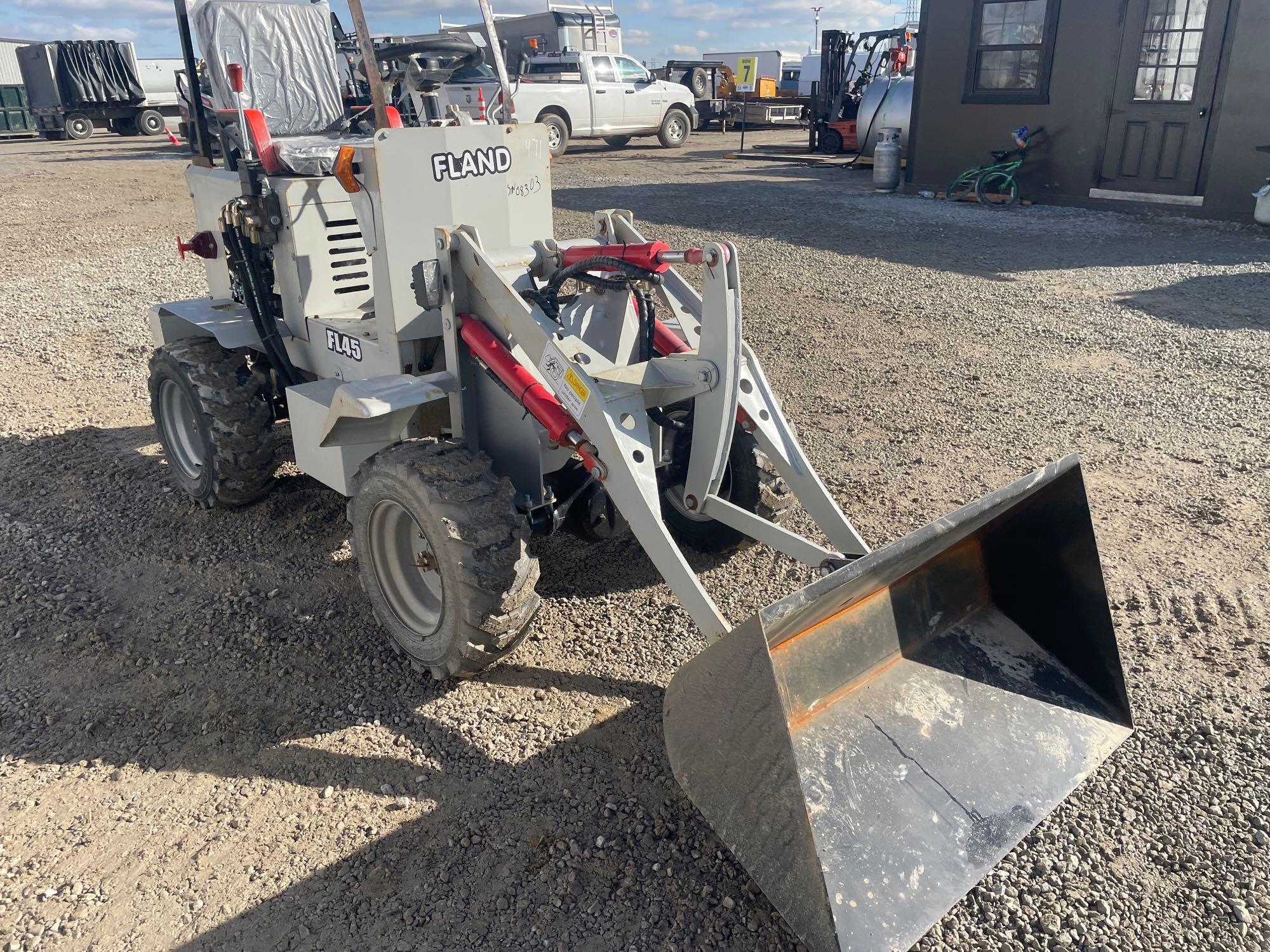 2024 Fland FL45 Miniu Loader 13hp Wheel Loader SN# FL452408303