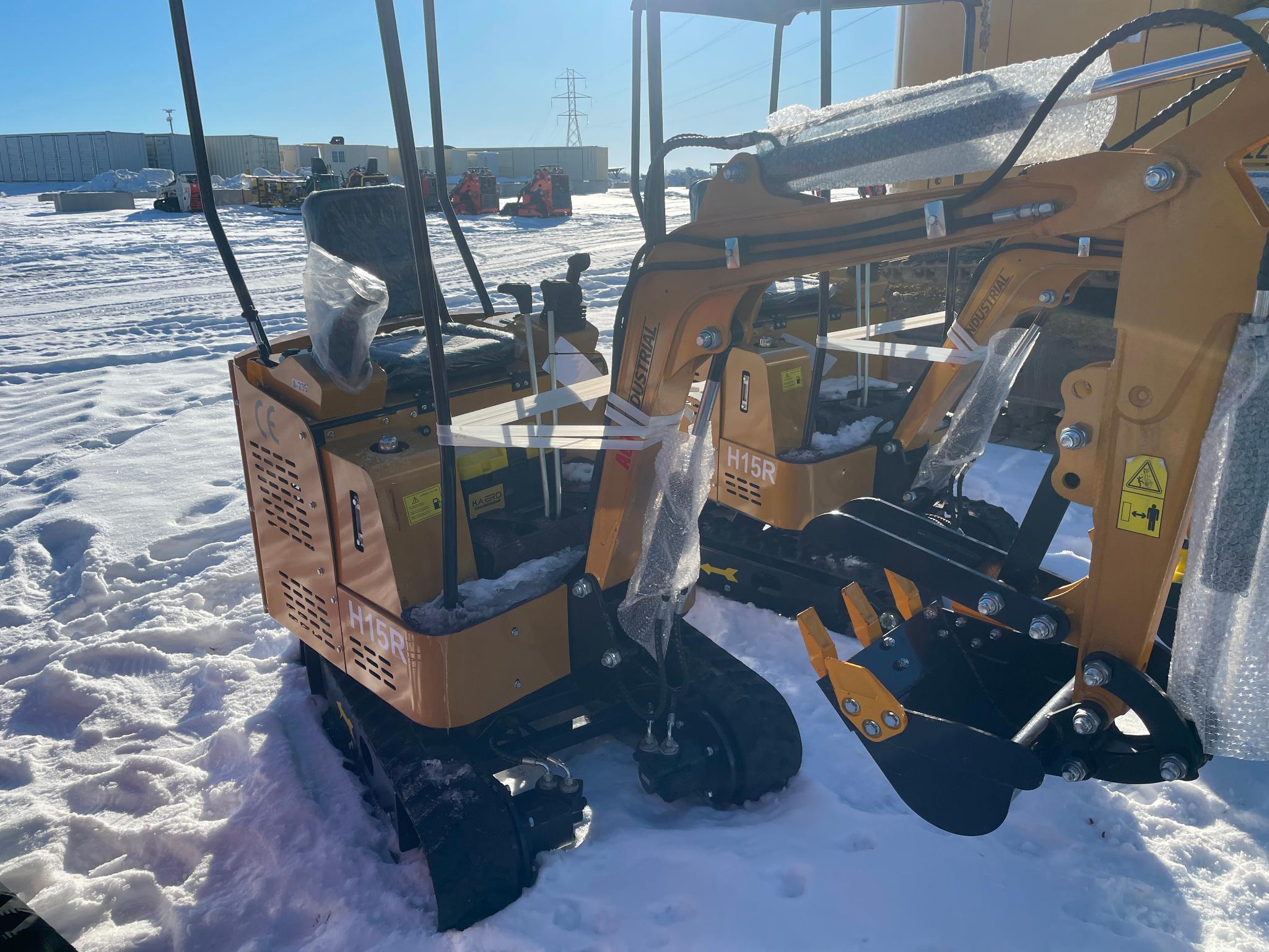 2024 AGT H15R Mini Excavator, unused (0 hrs.) SN H15R20240905M0046