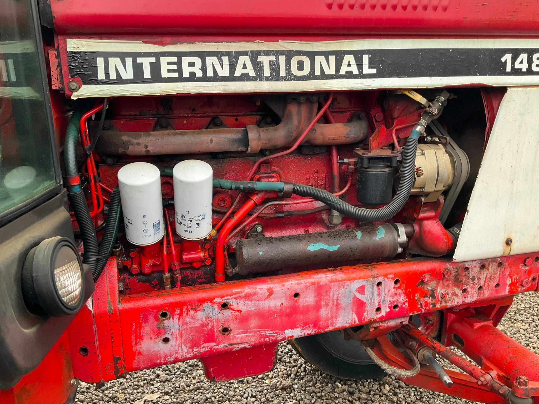 (Inv.51043) International F1486 Tractor, Cab, Heat/AC, Dual Hubs, Good TA, 8100 Hours