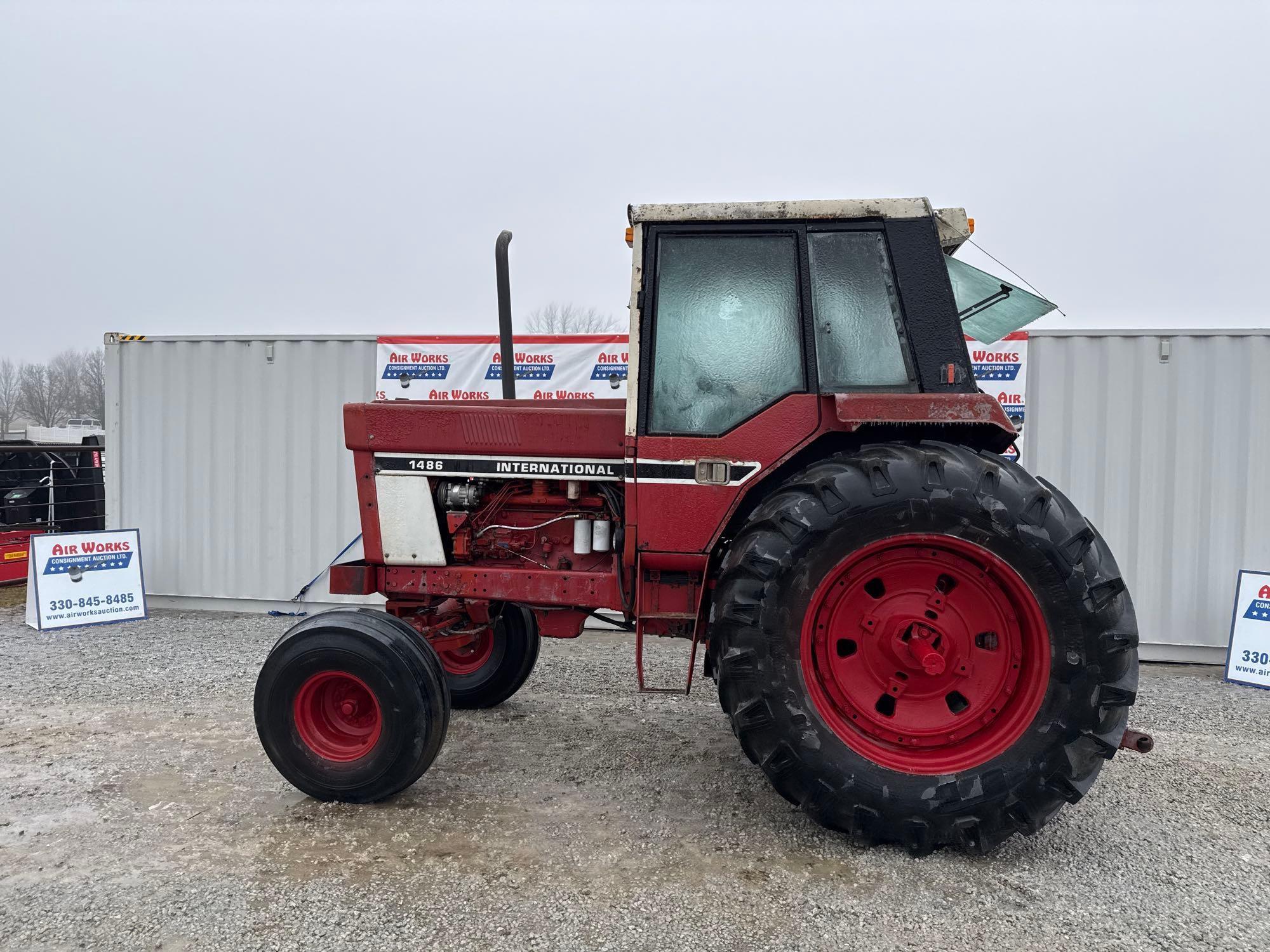 (Inv.51043) International F1486 Tractor, Cab, Heat/AC, Dual Hubs, Good TA, 8100 Hours