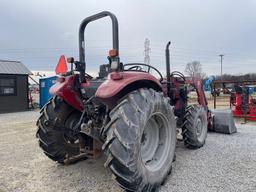 2010 CaseFarmall Tractor w/ L730 bucket loader, 5509 hrs.