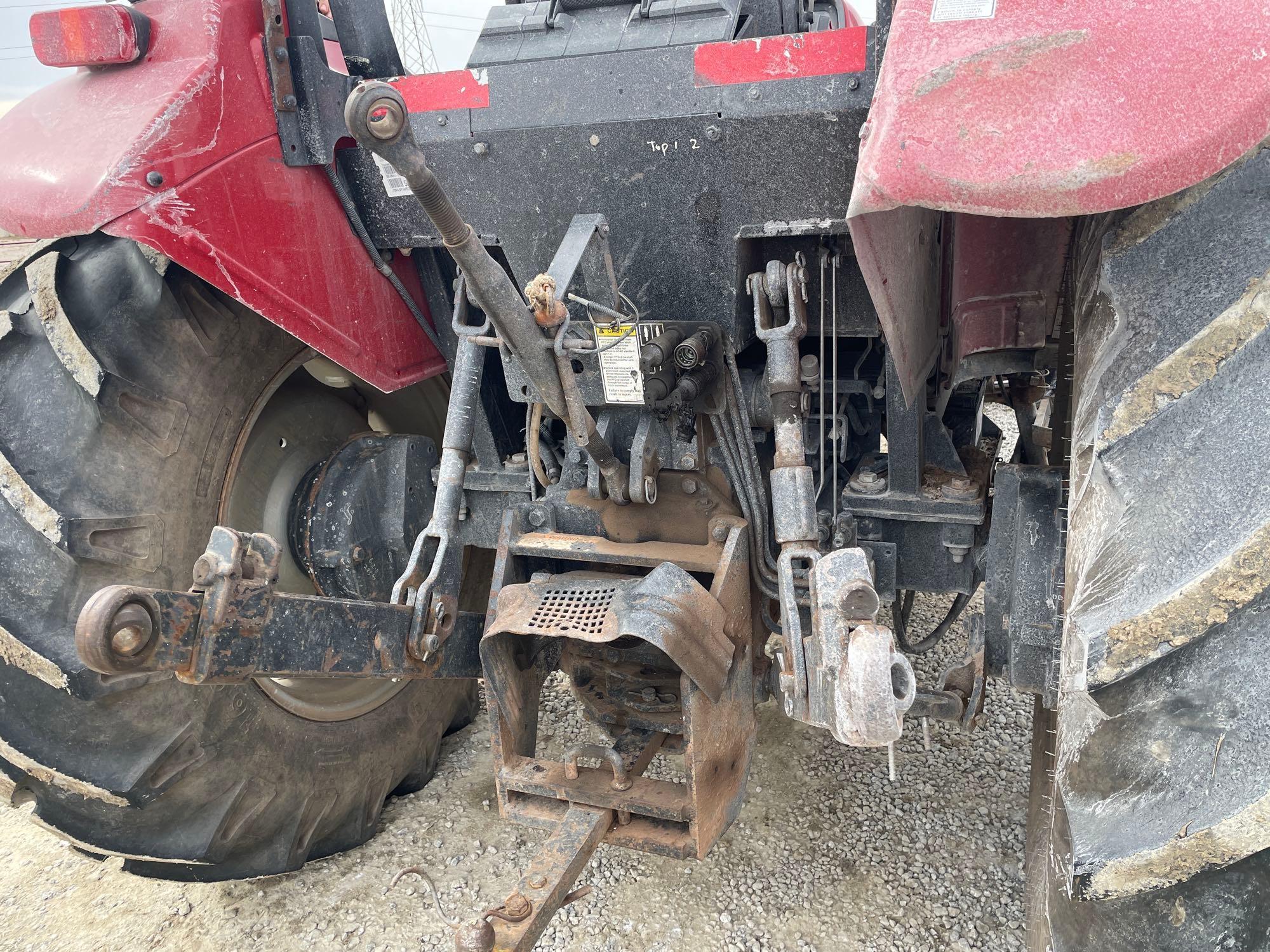 2010 CaseFarmall Tractor w/ L730 bucket loader, 5509 hrs.