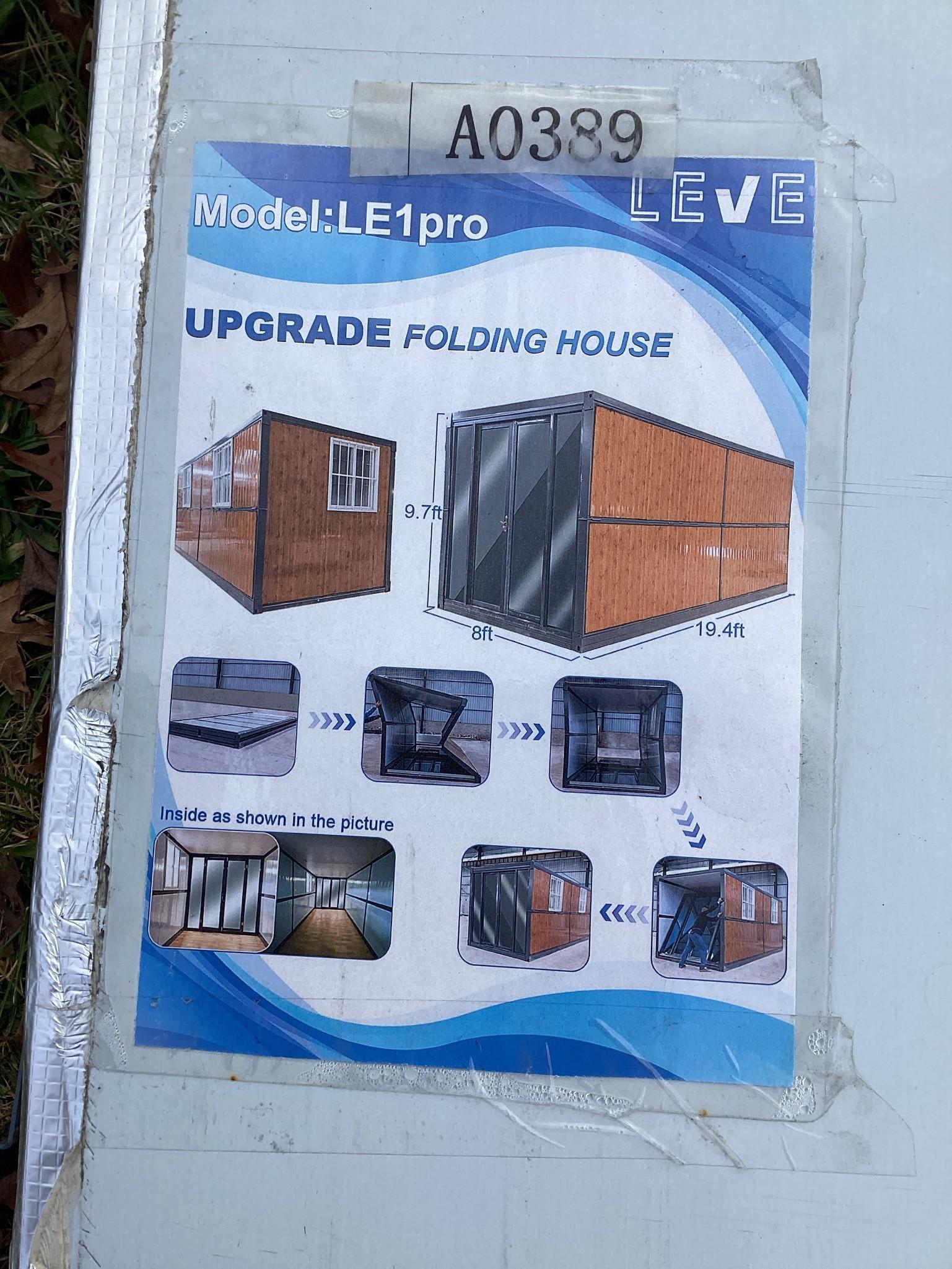 (Inv.53003) 2024 LEVE LE1pro Folding House, 8' x 19'4"