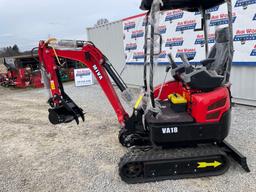 Miva Model VA18 Mini Track Excavator, Unused 0hrs, SN# VA18240915