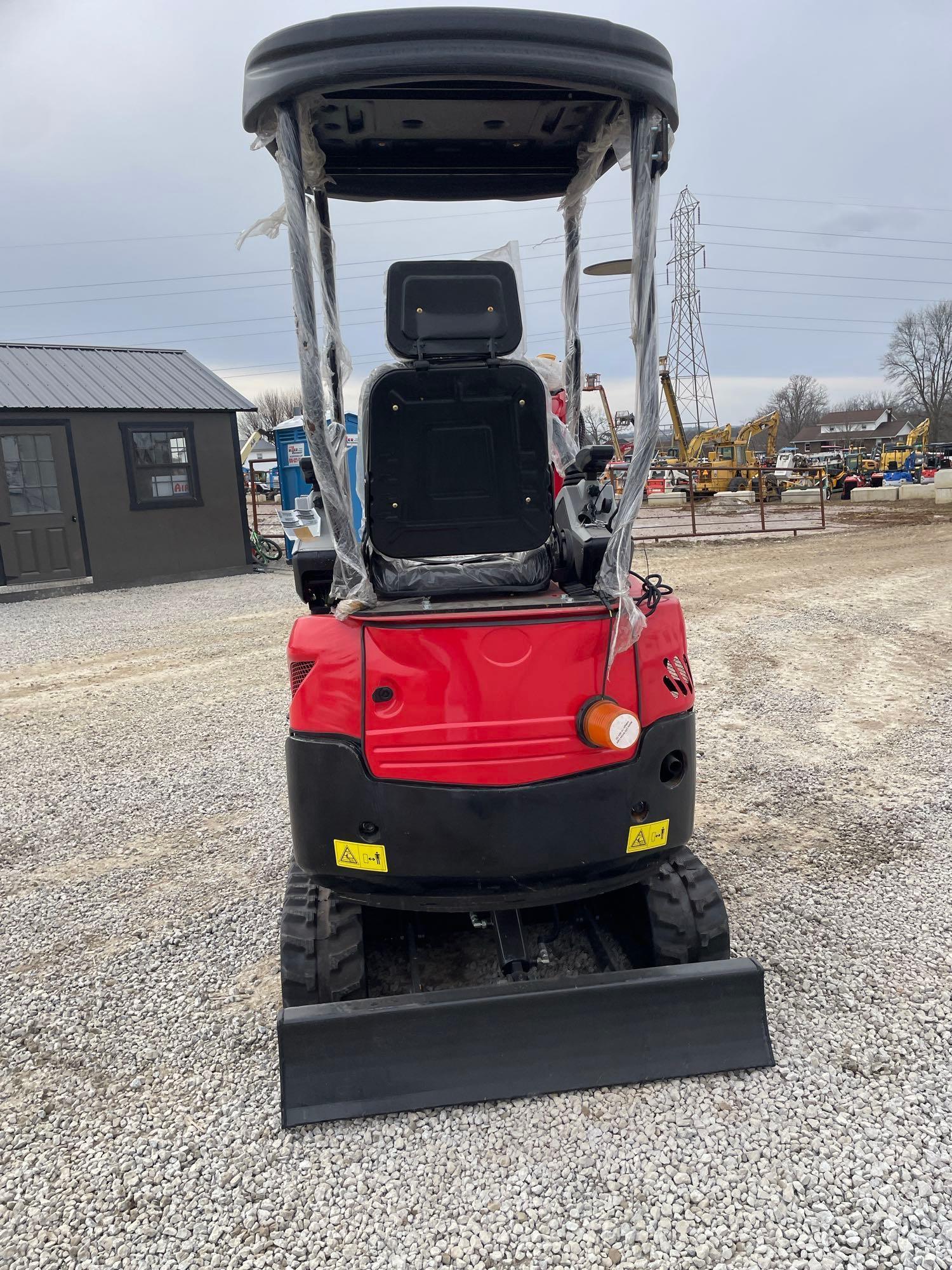 Miva Model VA18 Mini Track Excavator, Unused 0hrs, SN# VA18240915