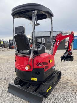 Miva Model VA18 Mini Track Excavator, Unused 0hrs, SN# VA18240915
