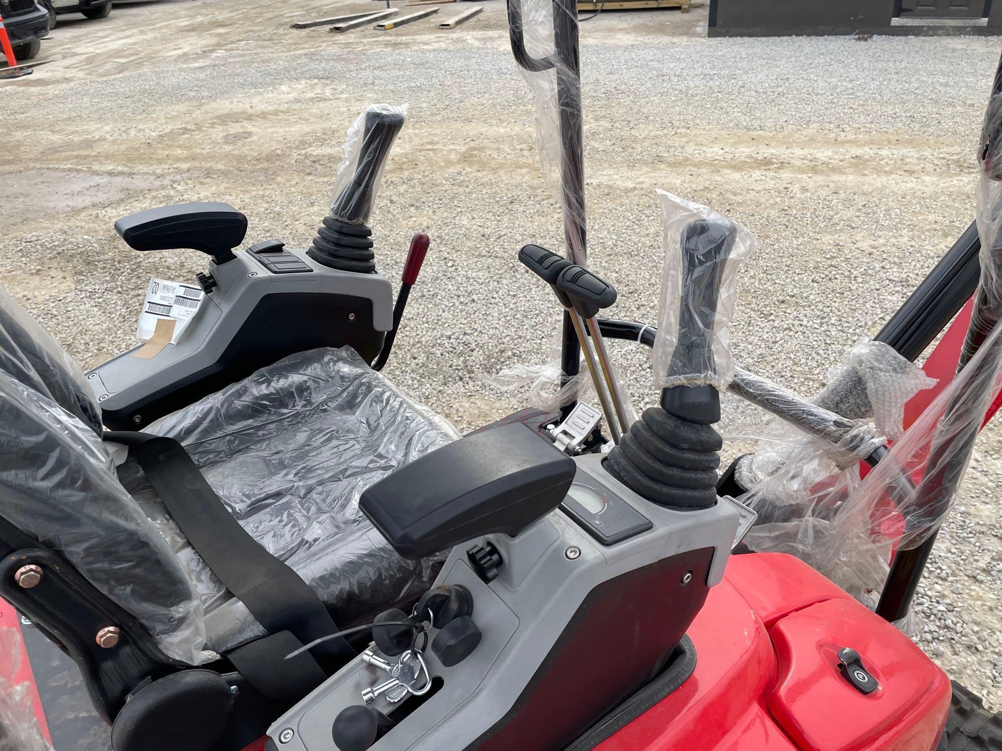 Miva Model VA18 Mini Track Excavator, Unused 0hrs, SN# VA18240915