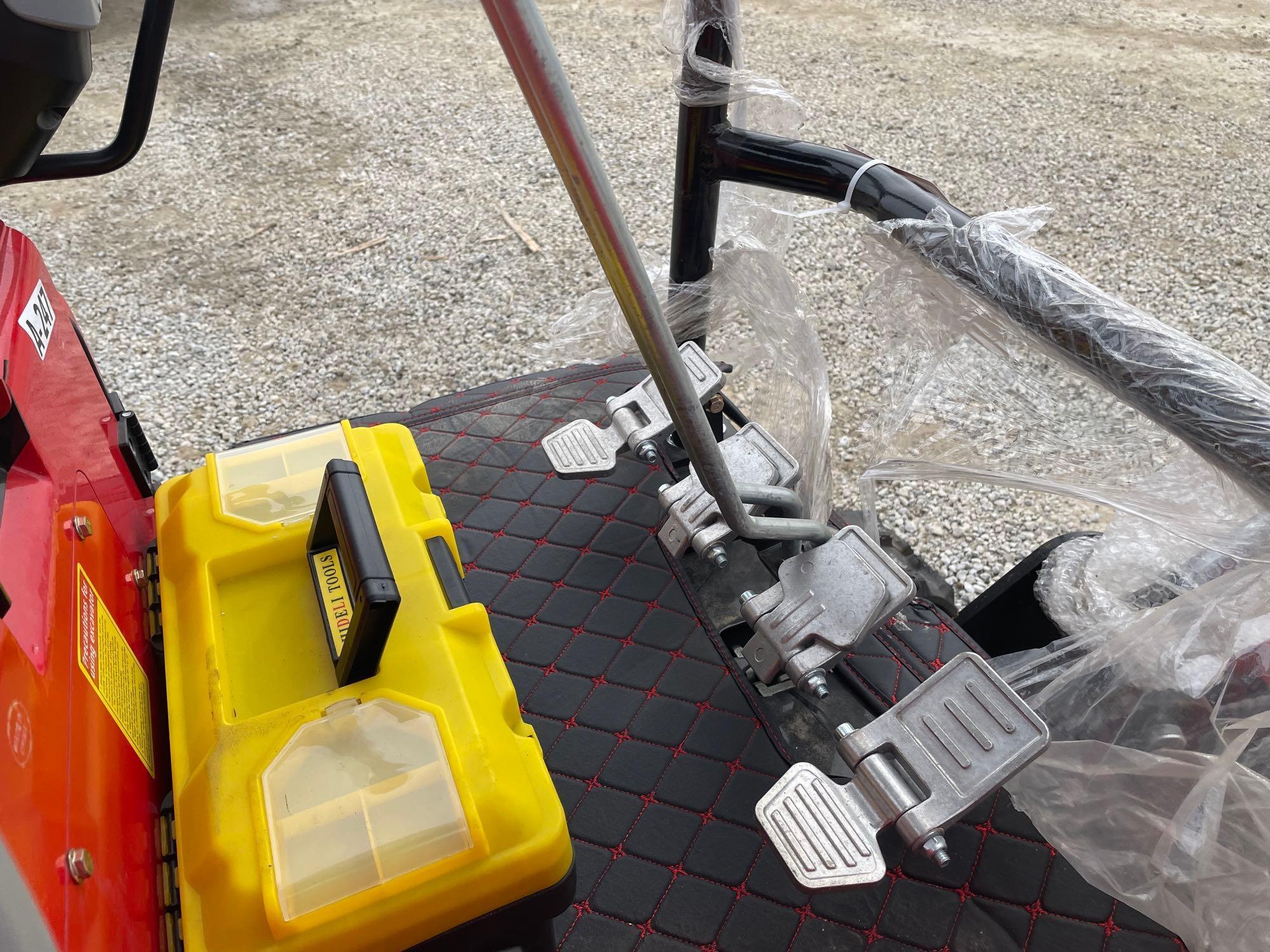 Miva Model VA18 Mini Track Excavator, Unused 0hrs, SN# VA18240915