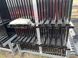 Wrought Iron Site Fence 10 Ft. wide by 7 Ft. Tall 22 pcs.