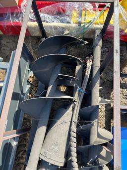 3 PC. HYD AUGER SET. 20", 14", AND 12"?