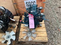 Kubota D902 Diesel 3 cyl. fan to flywheel new take out