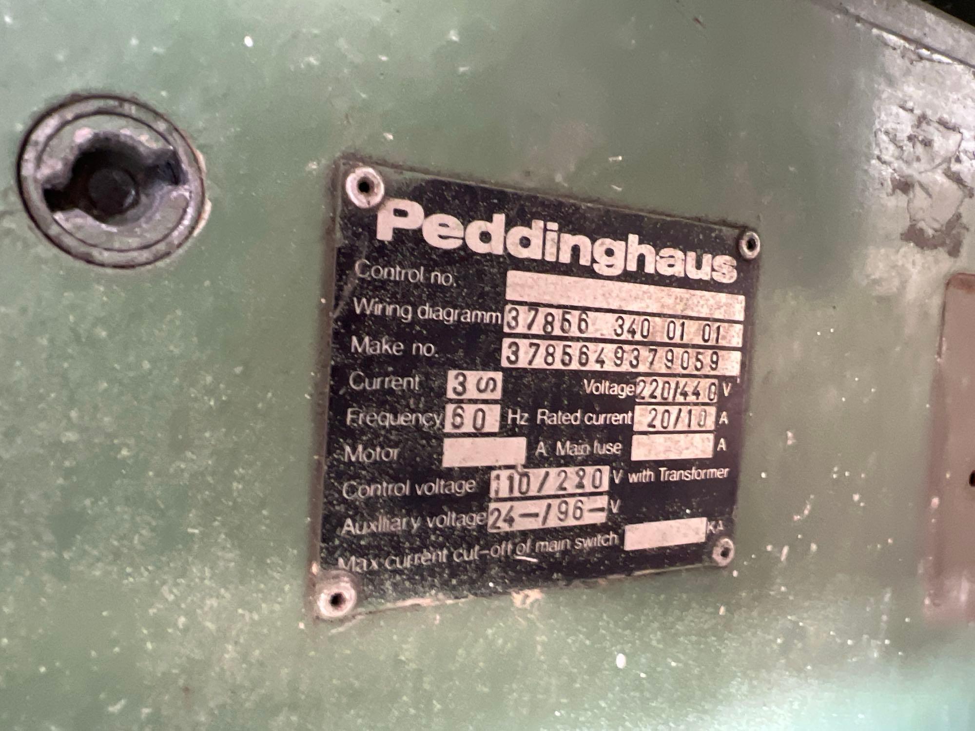 Peddinghaus Rebar Bending Machine, 3ph, 220v