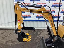 New Unused AGT Model H12R Mini Excavator, Gas Engine, 14" Digging Bucket, Dozer Blade