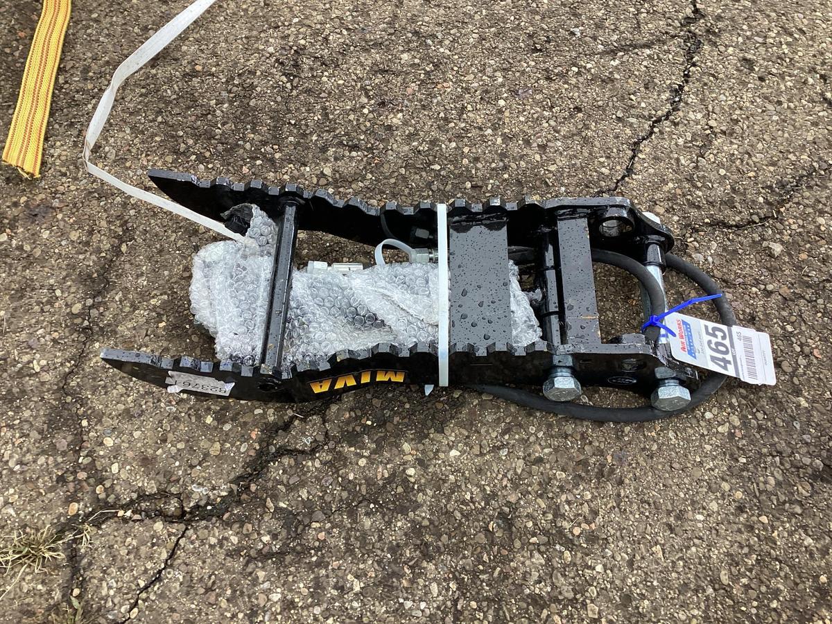 New Unused MIVA Hydraulic Thumb Mini Excavator Attachment