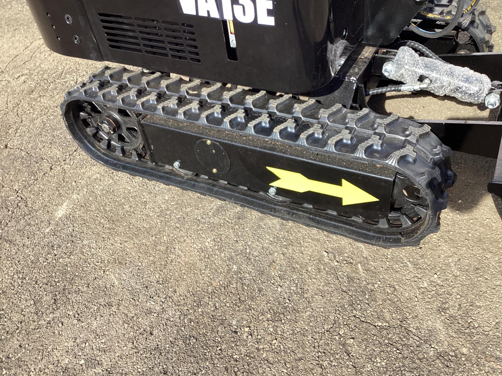 New Unused MIVA Model VA13E Mini Excavator, 13.5 Hp Gas Engine, Dozer Blade, 16" Bucket, Aux Hyd.