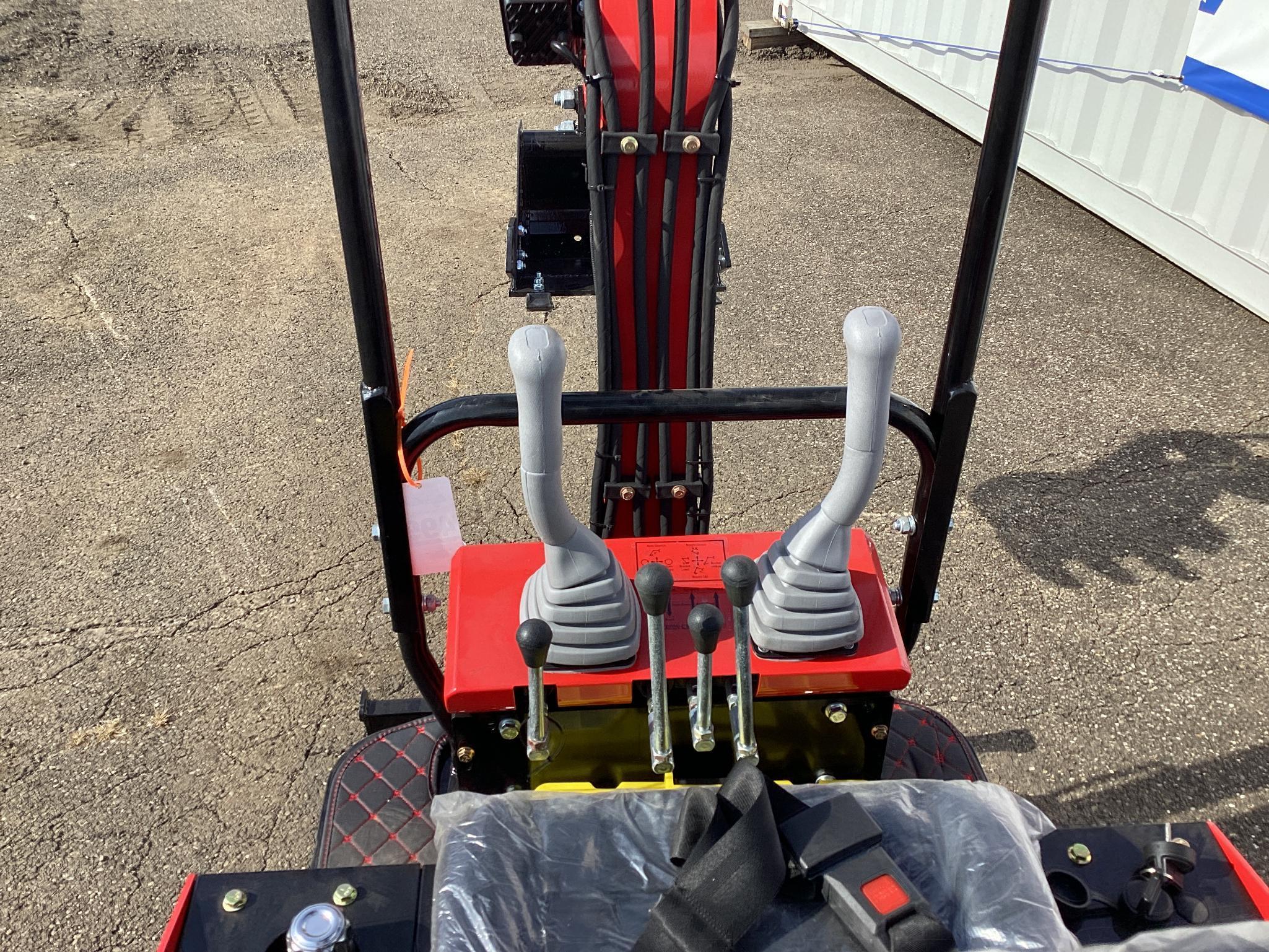 New Unused MIVA Model VA13 Mini Excavator, 13.5 Hp Gas Engine, Dozer Blade, 16" Bucket, Aux Hyd.