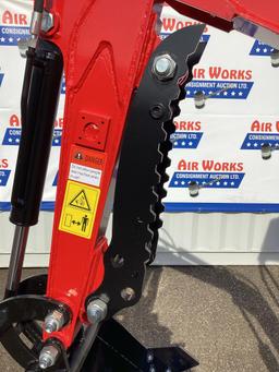 New Unused MIVA Model VA13 Mini Excavator, 13.5 Hp Gas Engine, Dozer Blade, 16" Bucket, Aux Hyd.