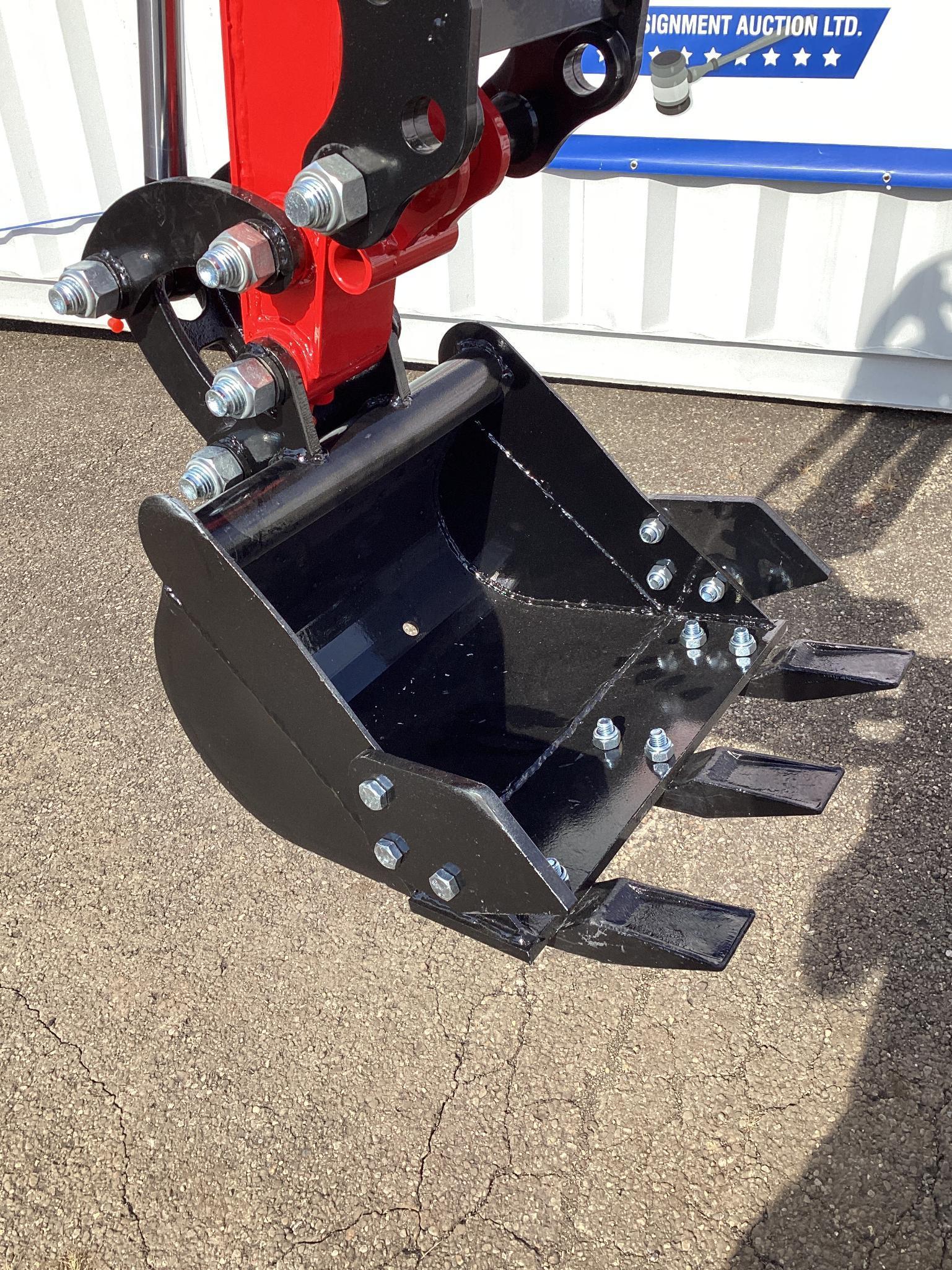New Unused MIVA Model VA13 Mini Excavator, 13.5 Hp Gas Engine, Dozer Blade, 16" Bucket, Aux Hyd.