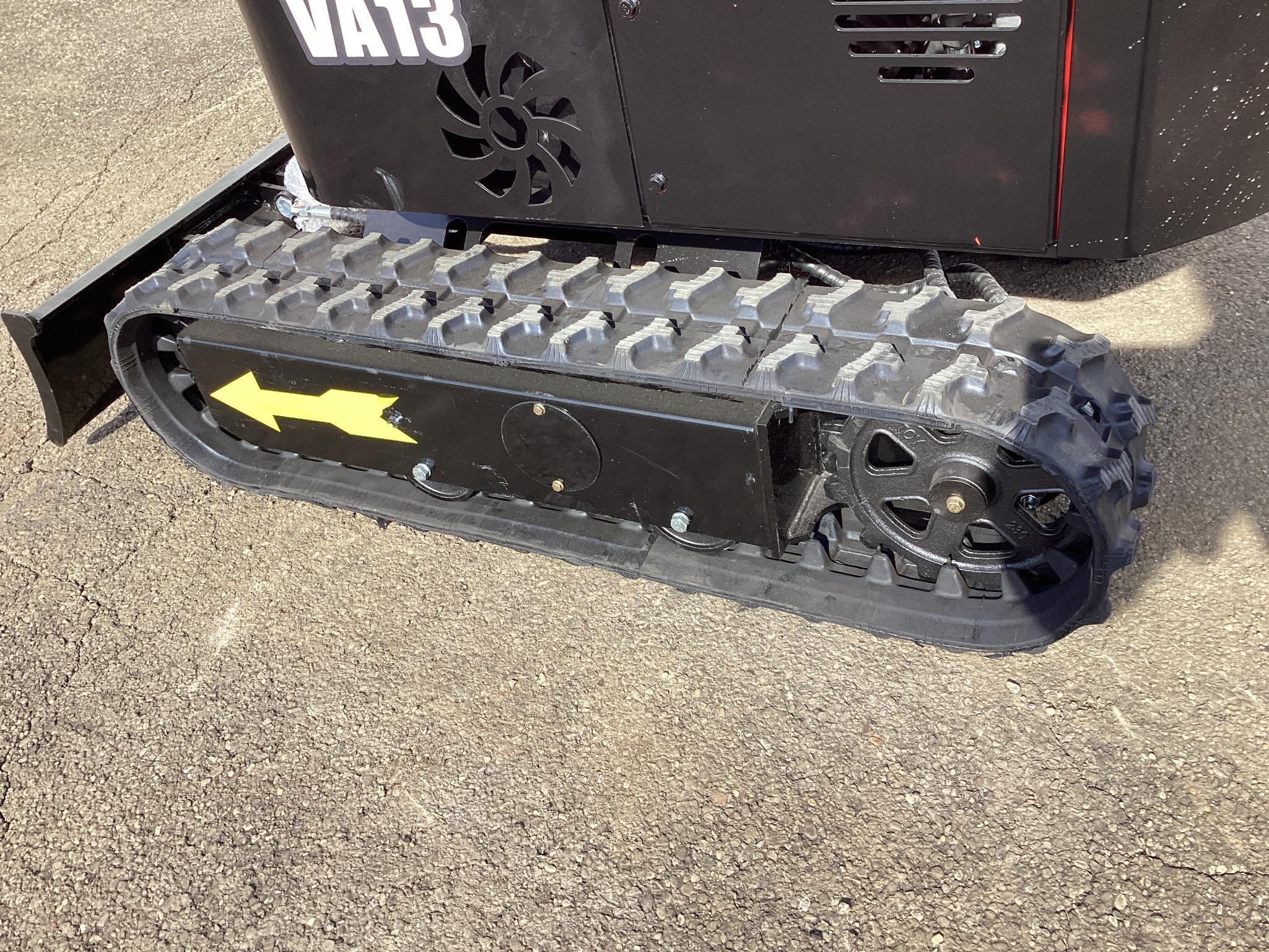 New Unused MIVA Model VA13 Mini Excavator, 13.5 Hp Gas Engine, Dozer Blade, 16" Bucket, Aux Hyd.