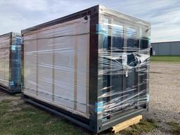 New Unused LEVE Model LE39 Portable Expandable Office Featuring A Open Floor Plan, Wired