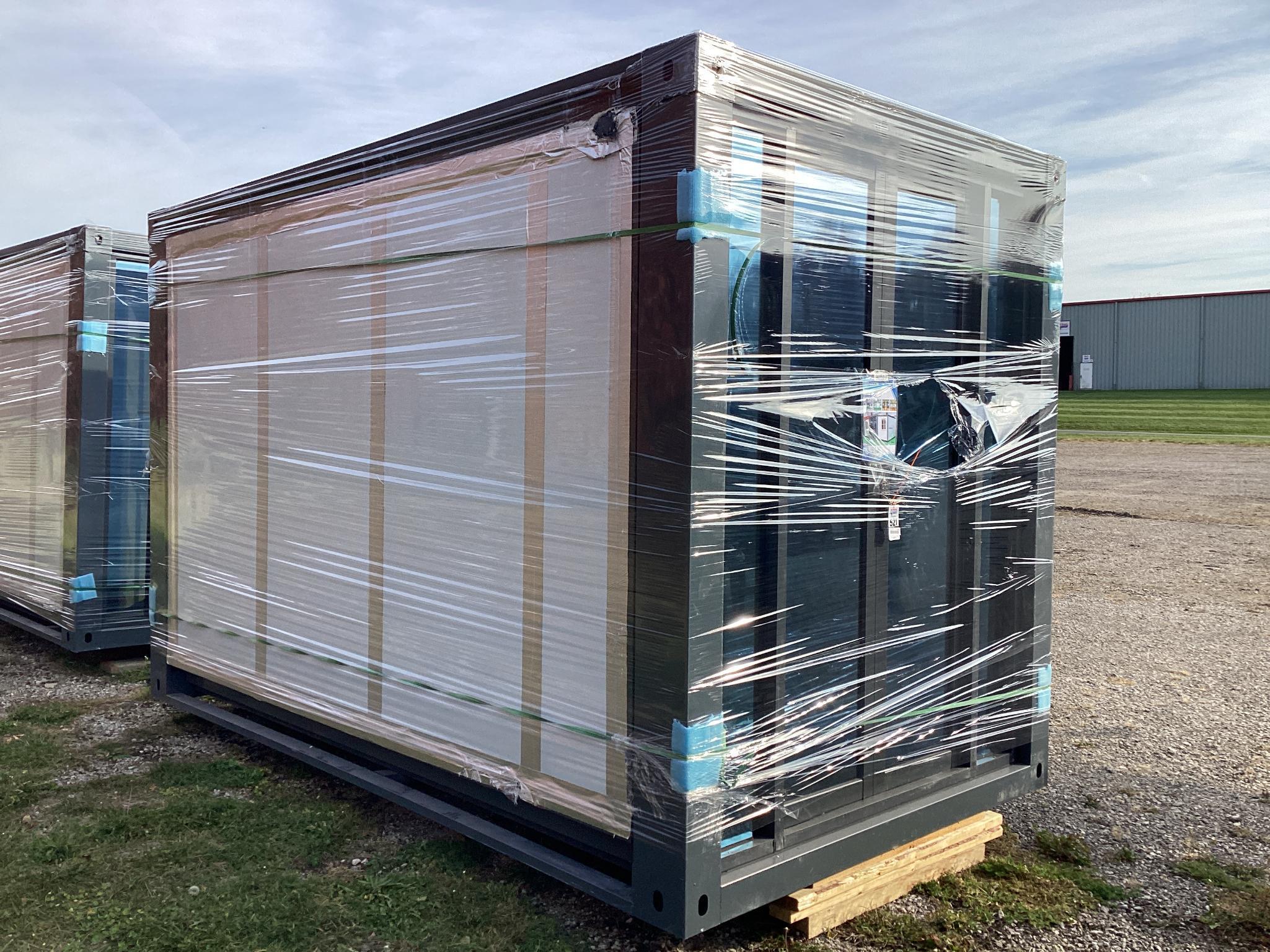 New Unused LEVE Model LE39 Portable Expandable Office Featuring A Open Floor Plan, Wired