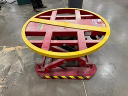 Southworth PP360 Air Pneumatic Lift Table With Lazy Susa Pneumatic