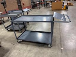 U-Line Metal 2 Shelf Cart 24" x 48"